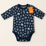 Navy Doodle Romper