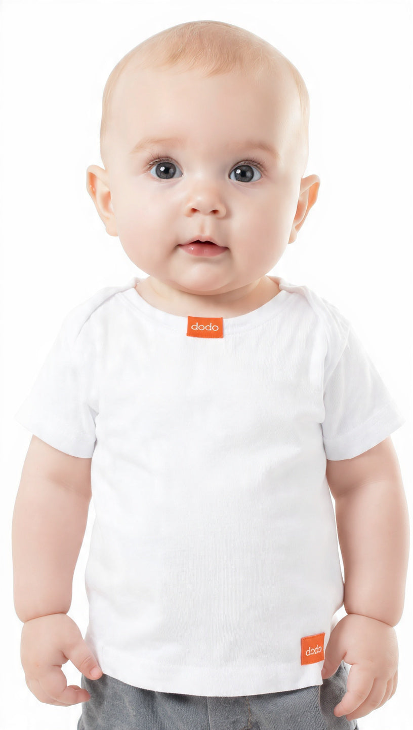 Classic White Baby Tee Shirt