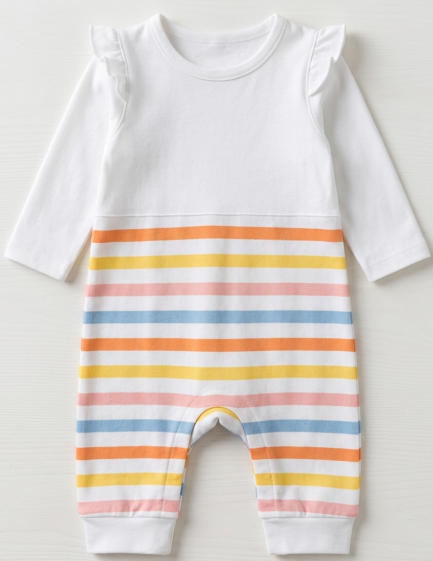 White With Multi Shirt Nicker