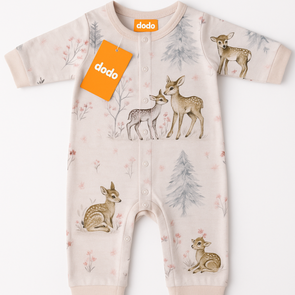 Deer Print Romper